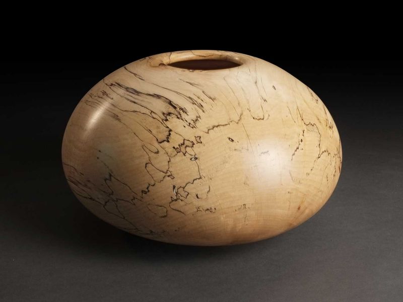 Spalted Maple Hollow Form 1