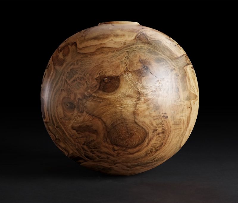 Soft Maple Spherical Hollow Form