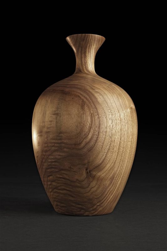 Walnut Vase